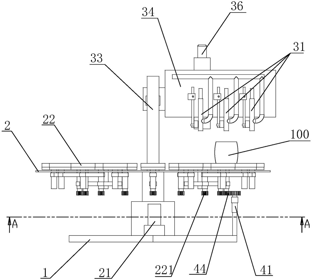 Grouting equipment achieving station self-induction time-sharing drive and application method and PLC inner control circuit of grouting equipment