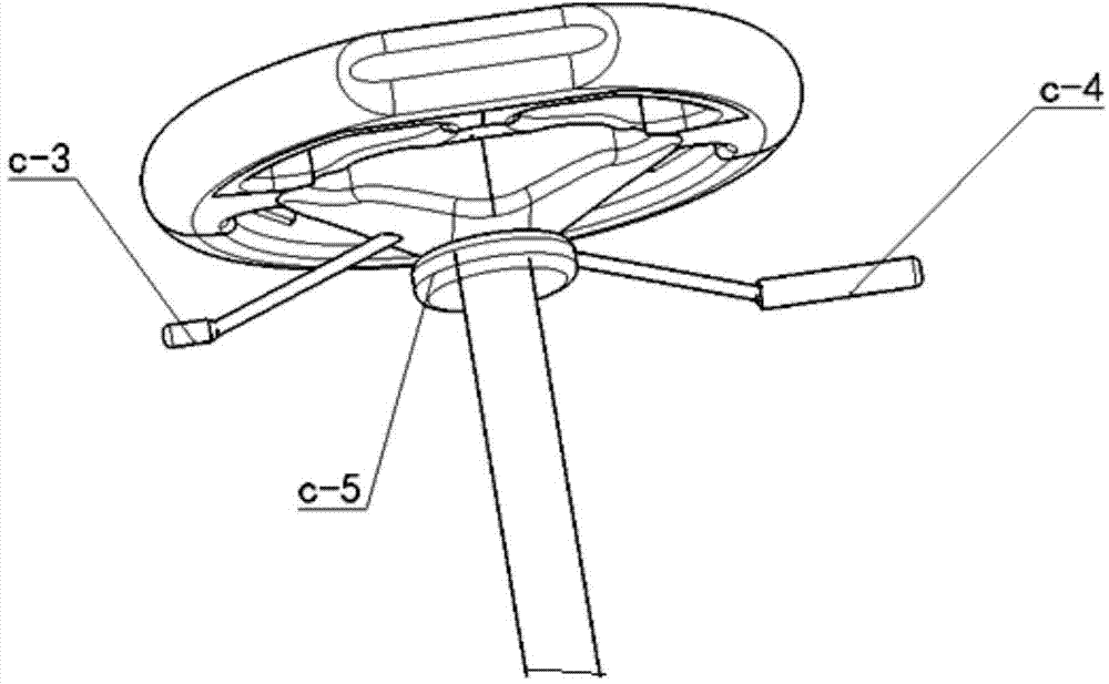 Vehicle accelerator operation system special for lower-limb-disabled person