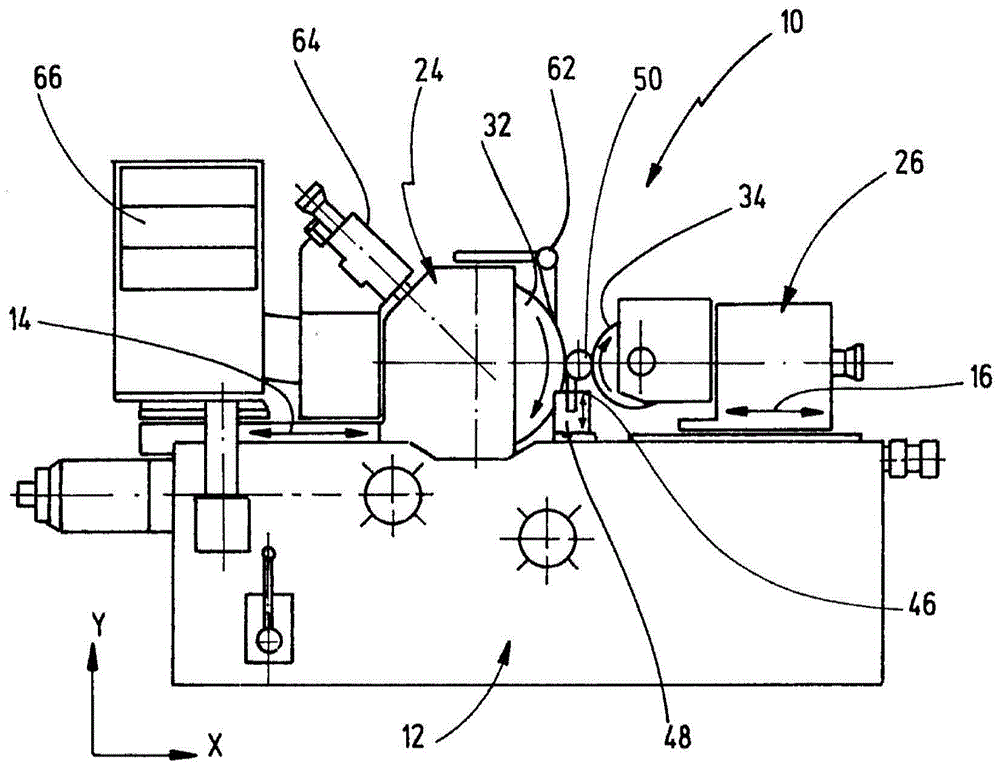 Damping device for a spindle of a grinding machine and grinding machine comprising a damping device