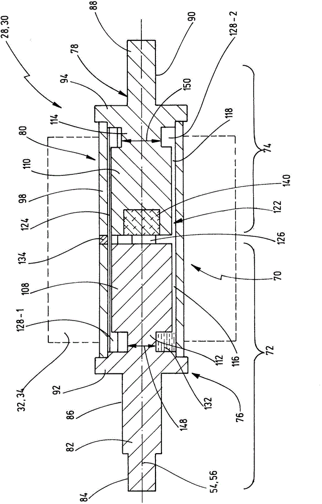 Damping device for a spindle of a grinding machine and grinding machine comprising a damping device