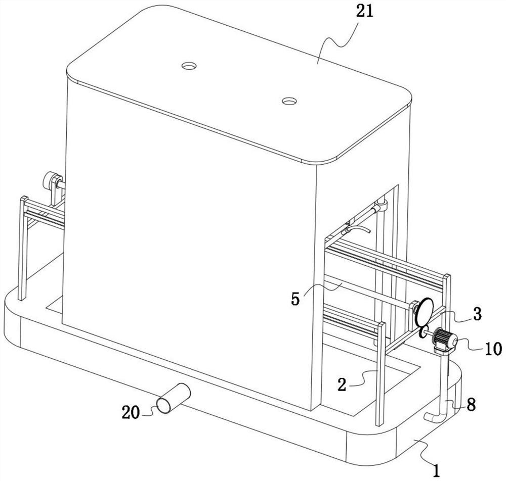 Cleaning device for circuit board electroplateing processing and application method of cleaning device