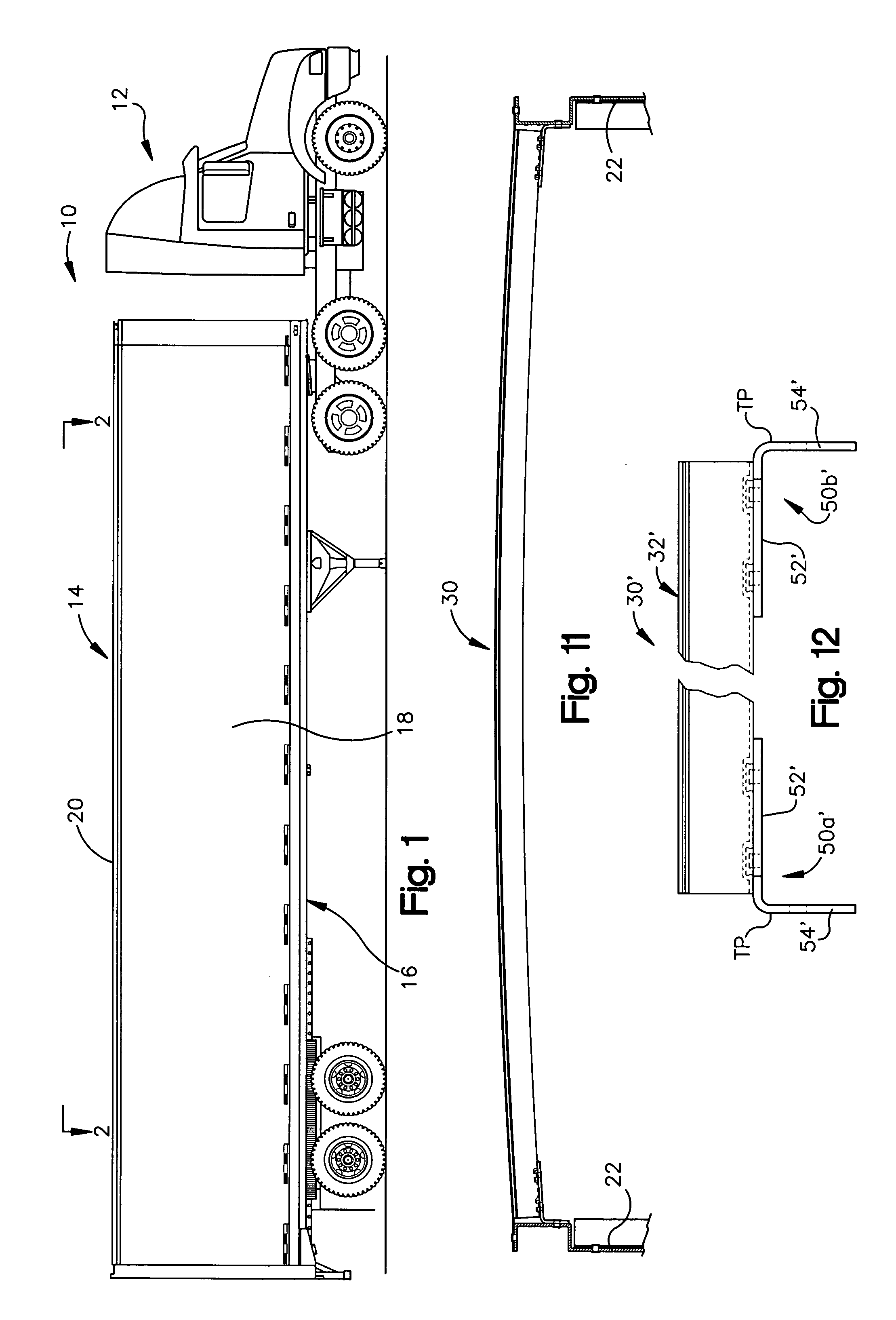 Trailer roof bow with clinched end pieces