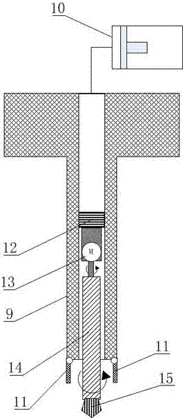 Multifunctional drill bit rock breaking experiment device and method capable of testing triaxial strength parameter of rock