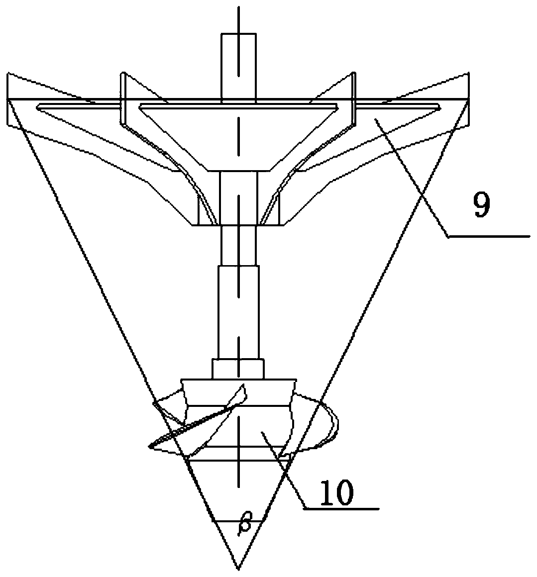 A Lifting Inverted Umbrella Surface Aerator