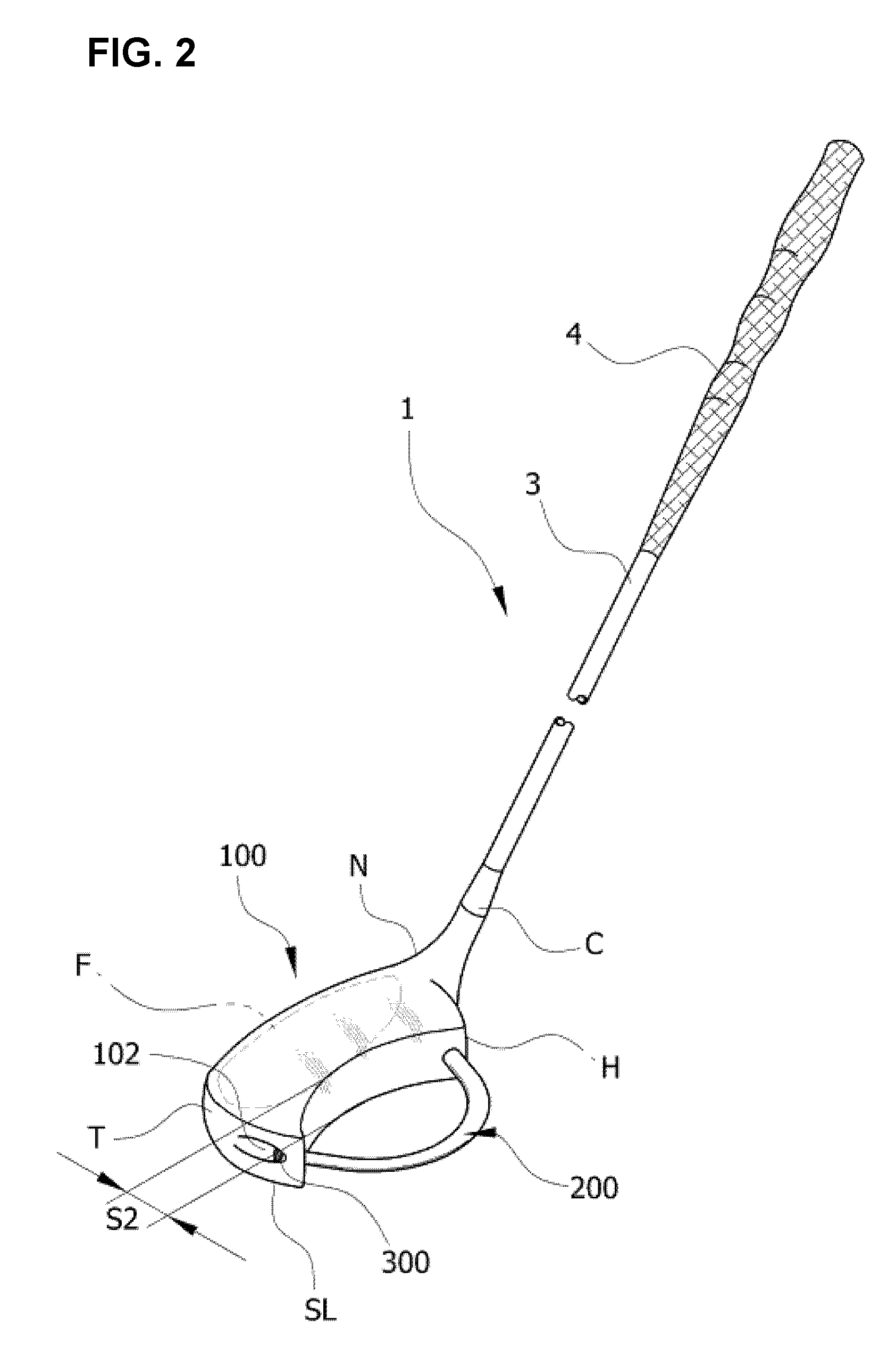 Golf club for preventing hook and slice