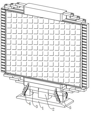 Bank risk control multi-screen interconnection display system