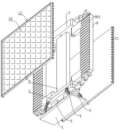 Bank risk control multi-screen interconnection display system