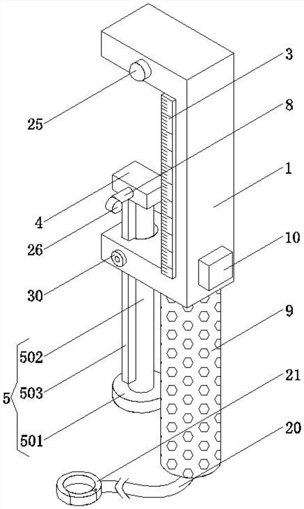 Big data positioning technology-based high anti-counterfeiting remote measurement caliper