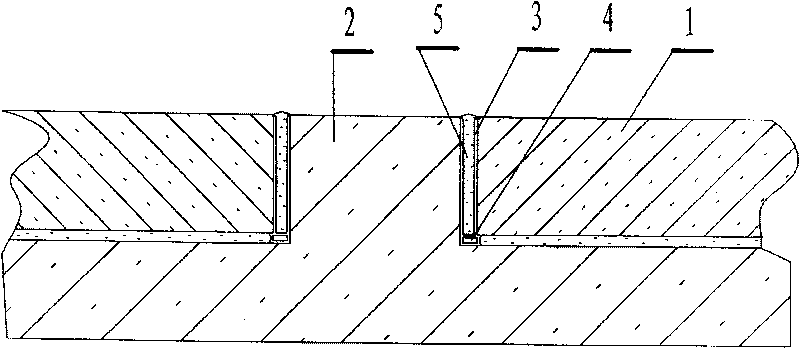 Construction method for filling resin in convex blocking platform of plate-type ballastless-free rail