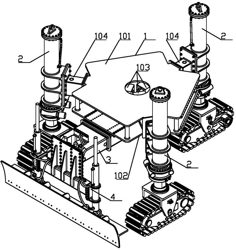 Y-type three-track sliding integrated machine