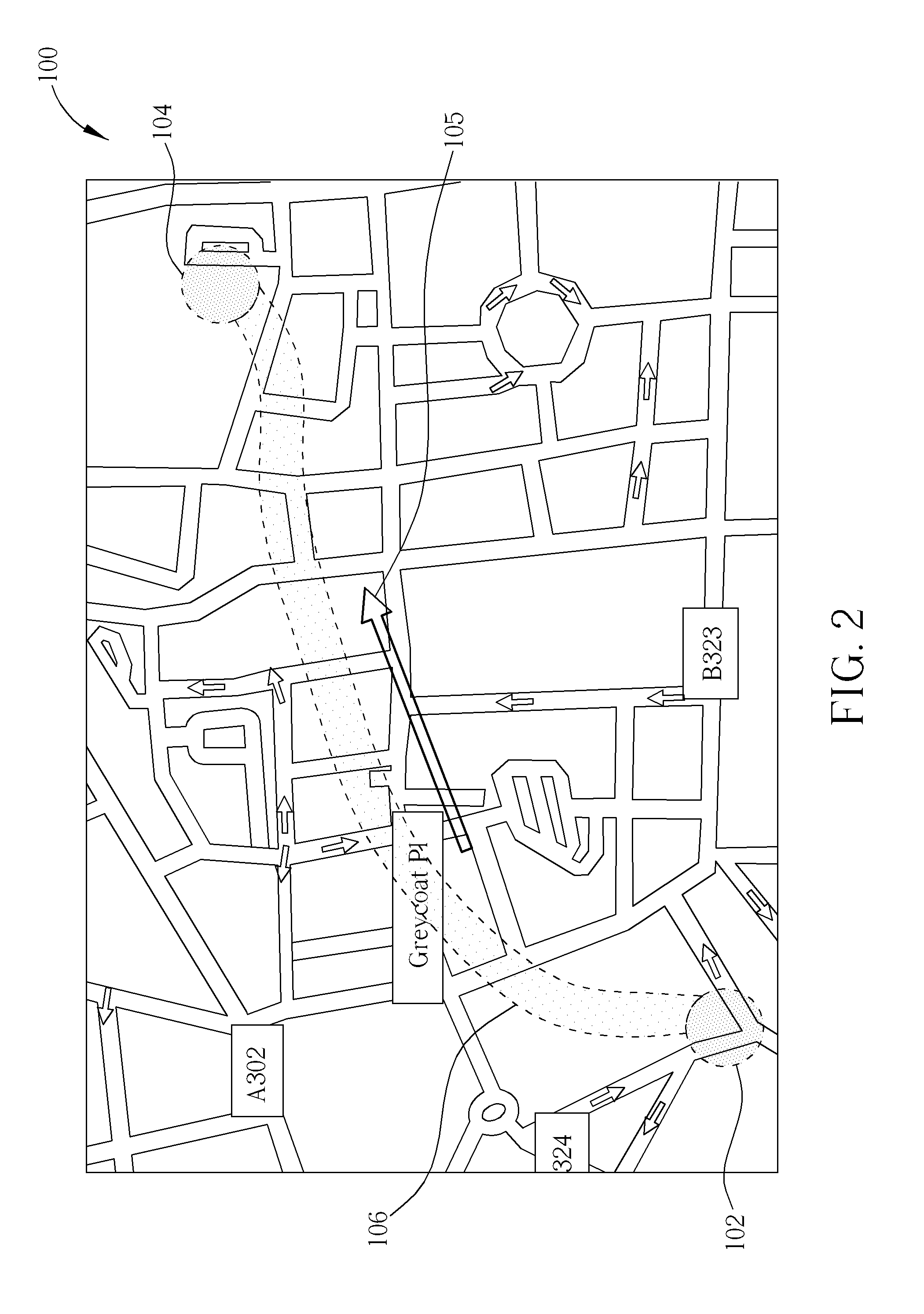 Method of generating a suggested navigation route based on touch input received from a user and related portable electronic device