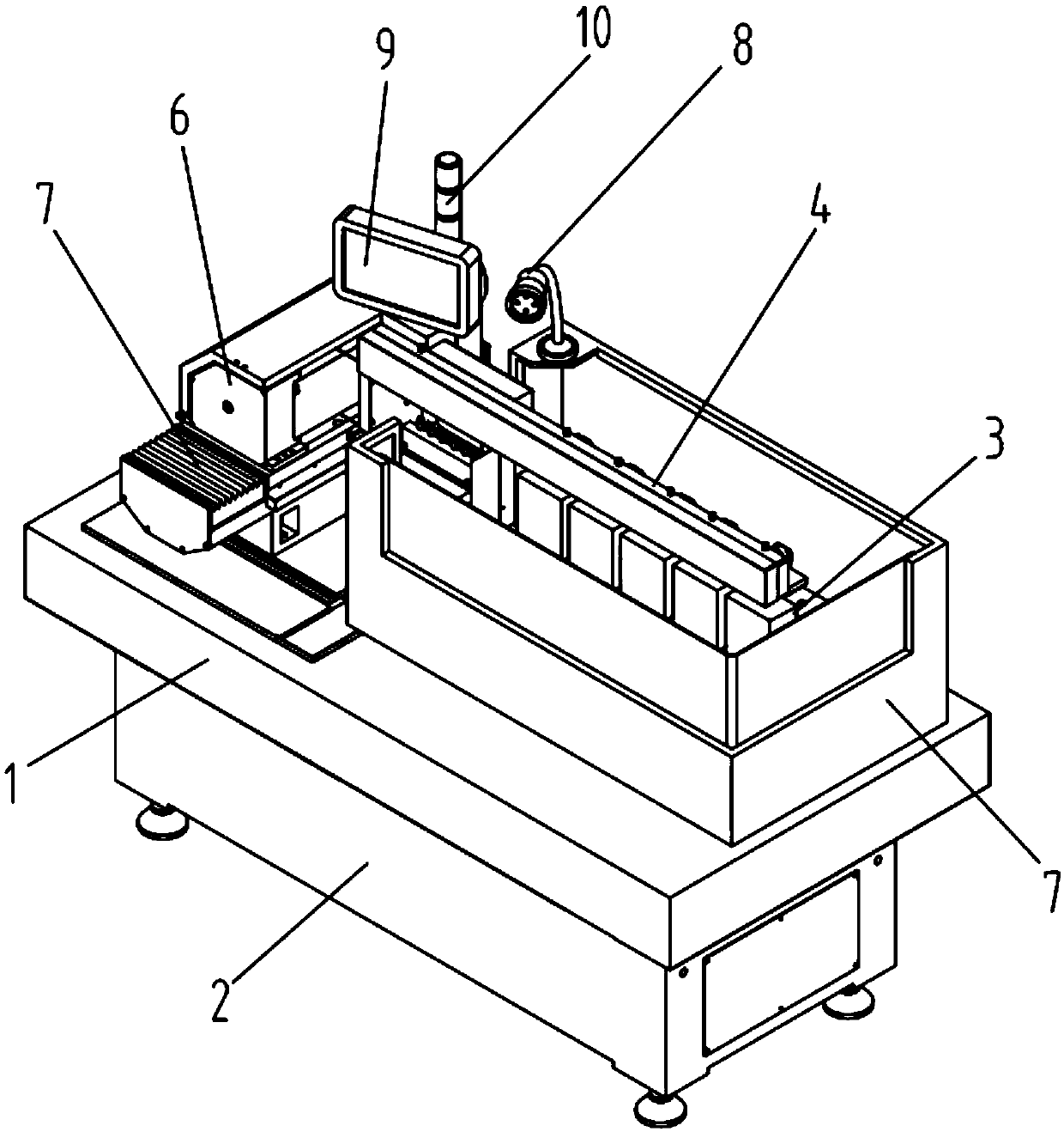 Electric spark linear cutting machine