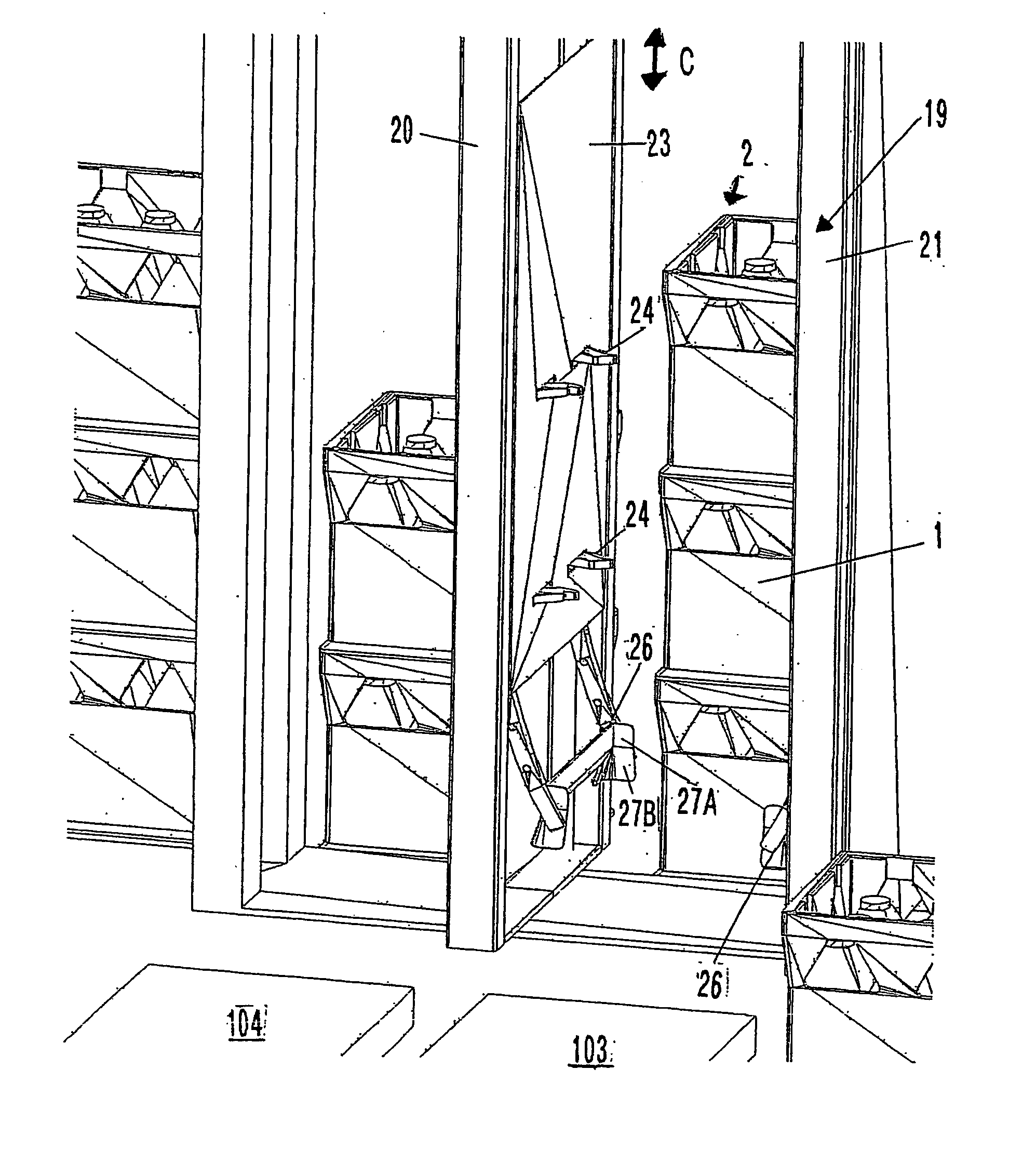 Apparatus for transporting containers