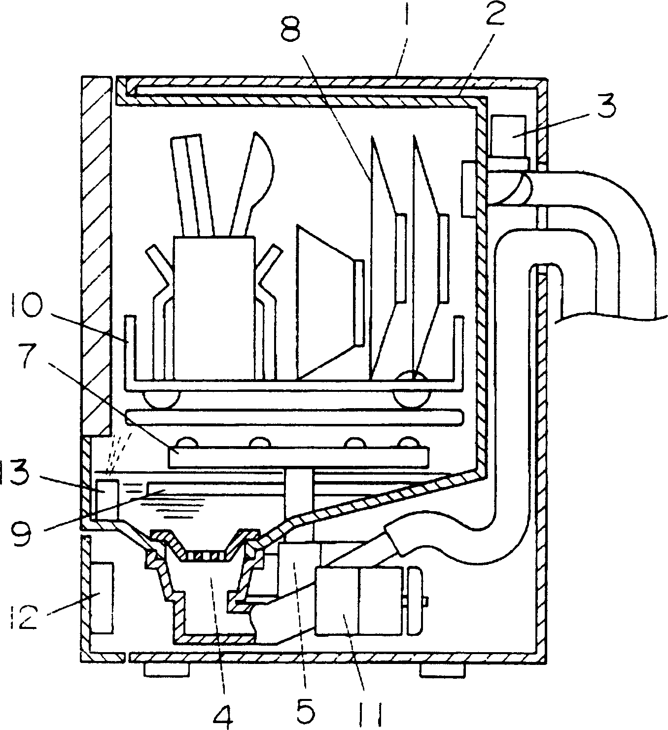 Pulverization generating device, dishware cleaning machine and washing machine mounting with the apparatus