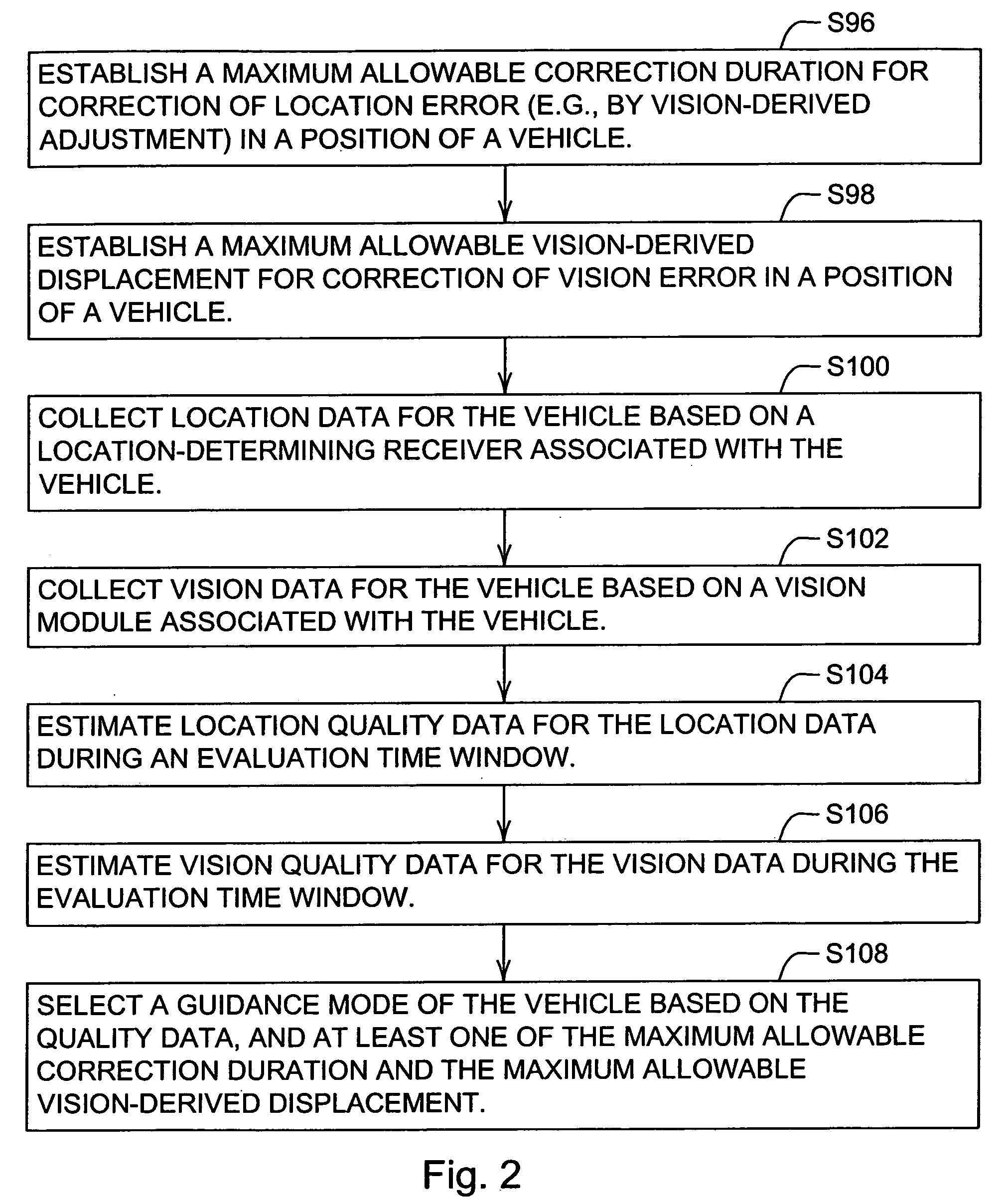 Method and system for guiding a vehicle with vision enhancement