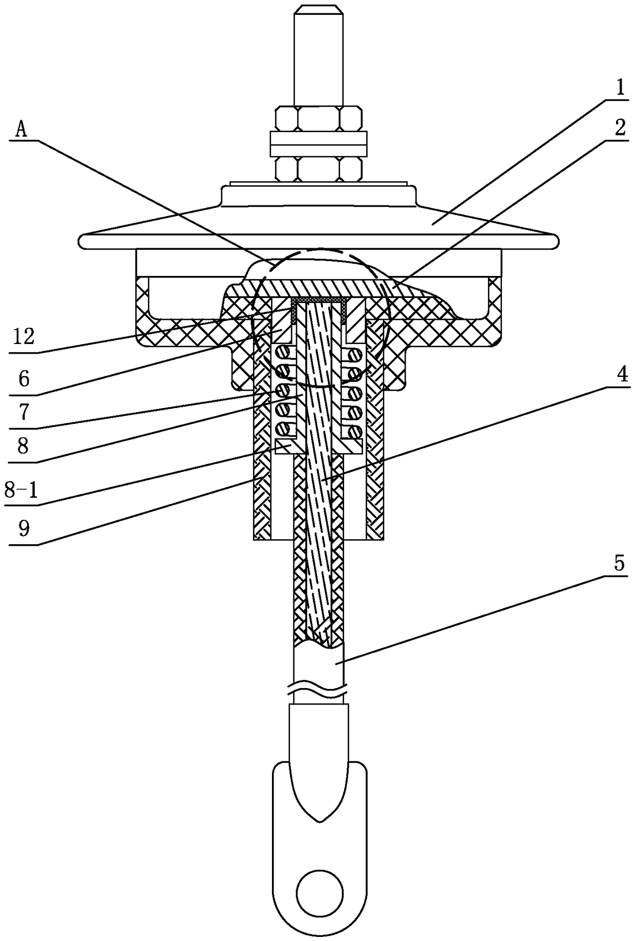 Method for endowing low-voltage arrester with automatic separation function