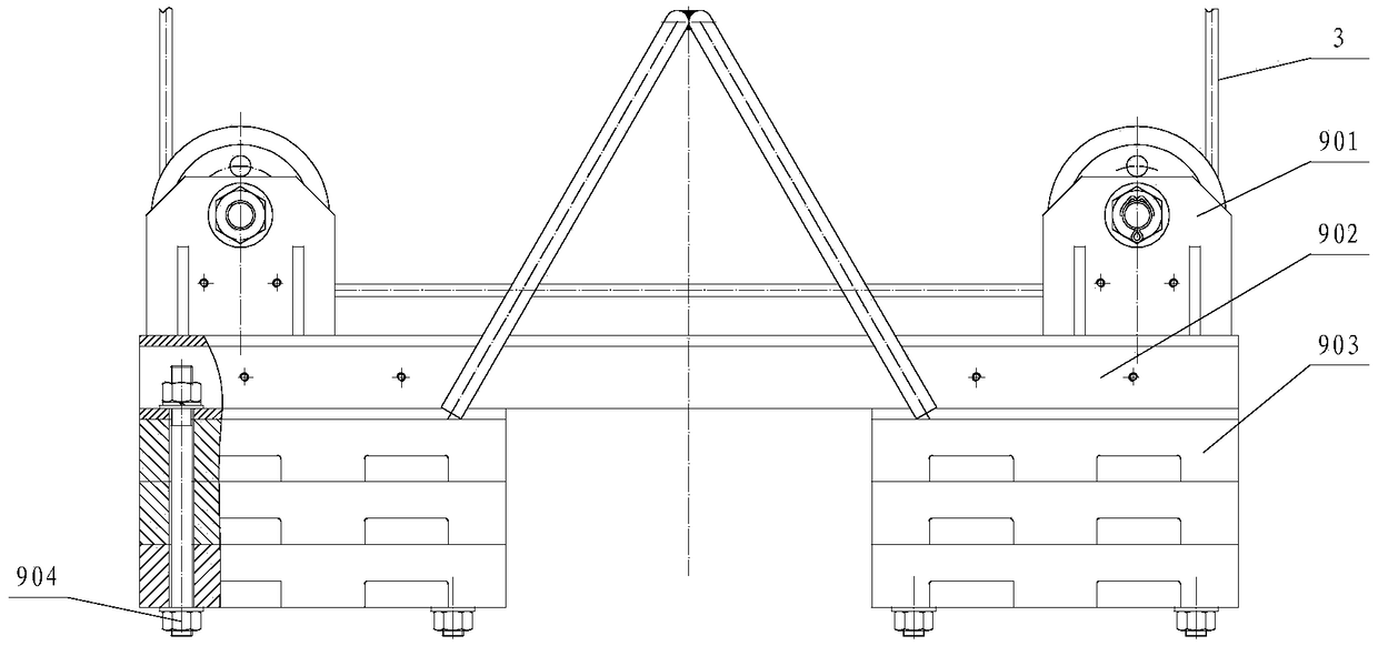 Offshore oil platform based ocean vertical section automatic observation system and method