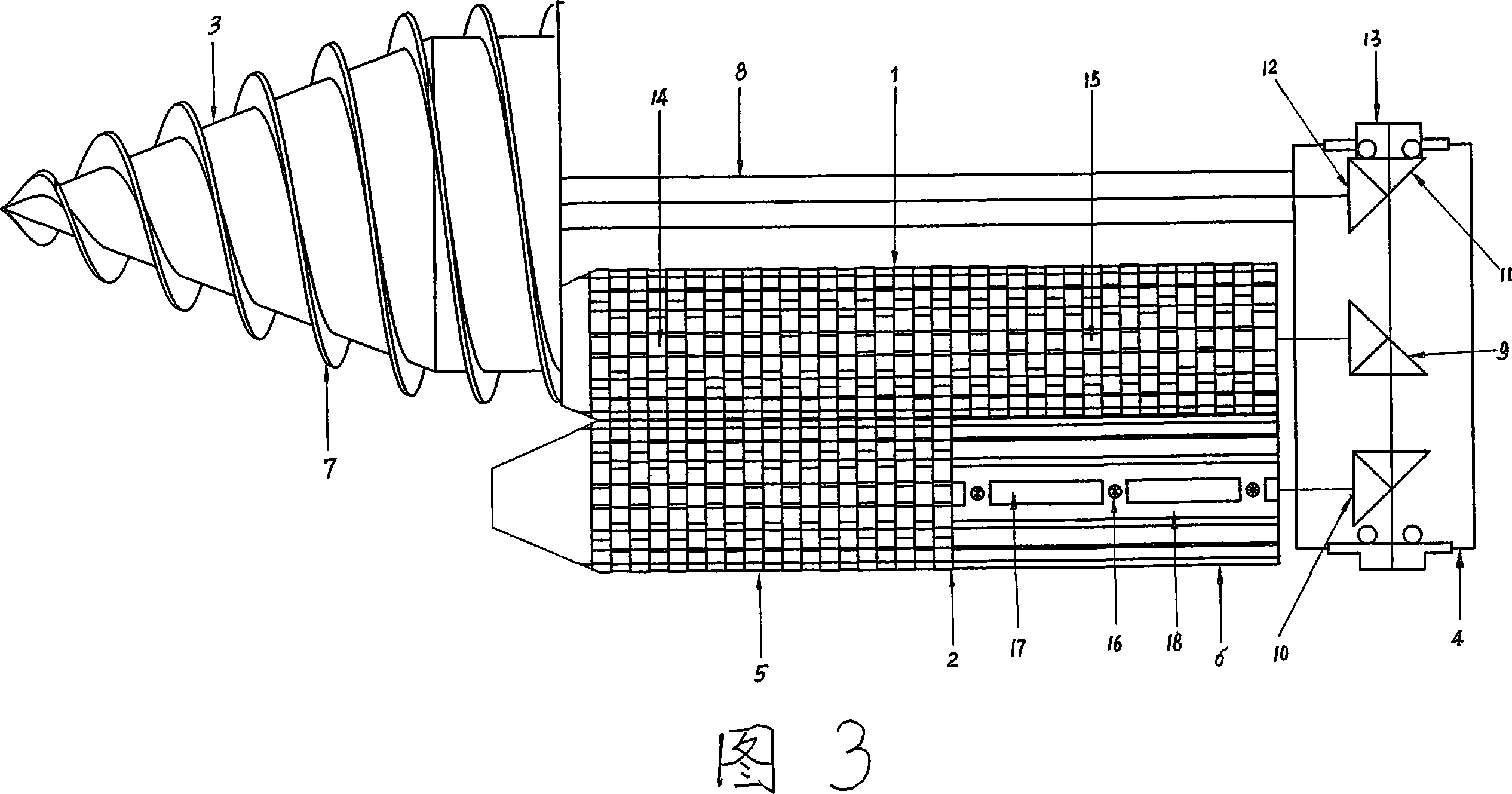 Corn harvestry dividual unit of combined tomy table for reaping corn