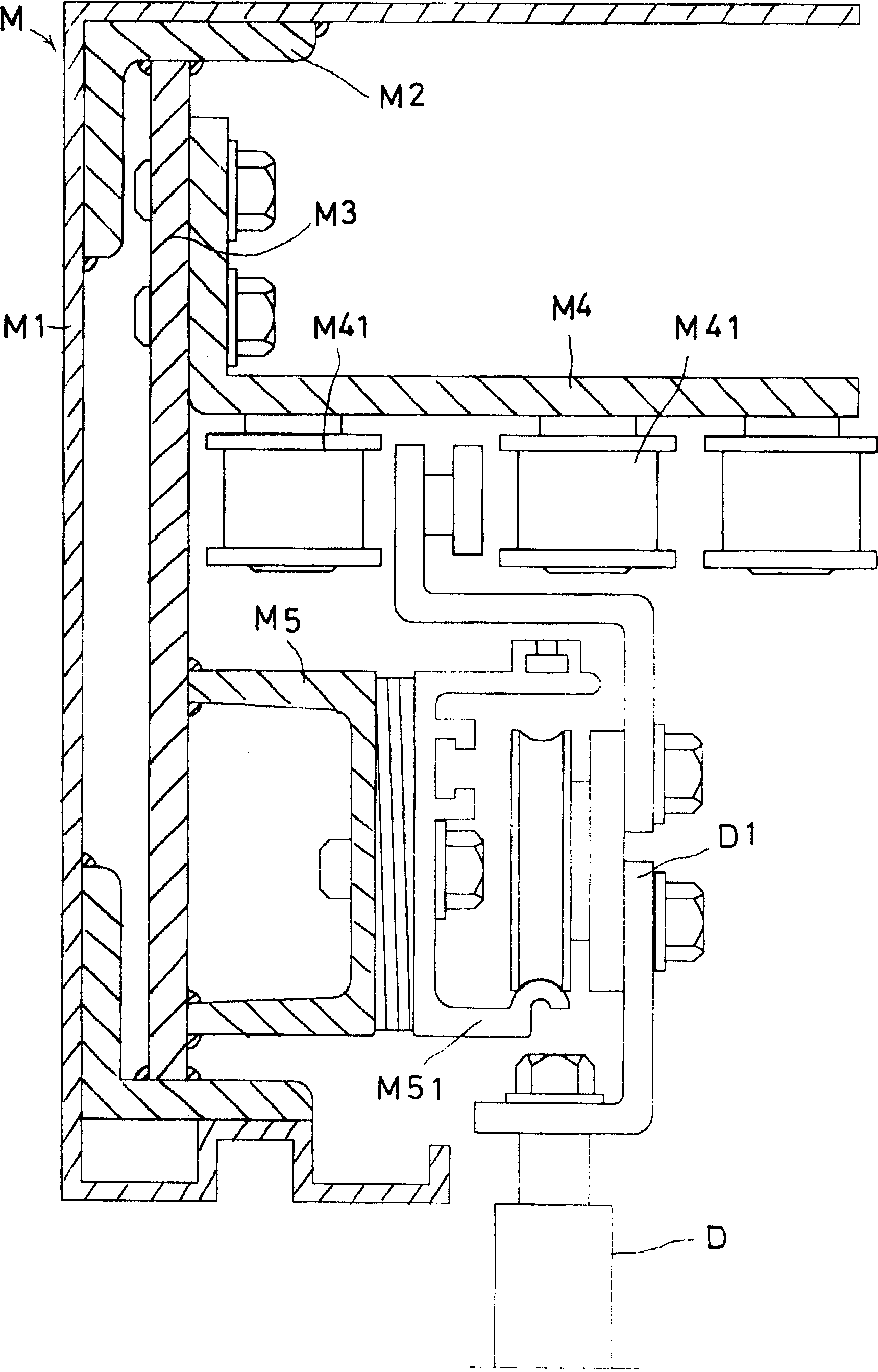 Modular automatic arc door with concentric circle