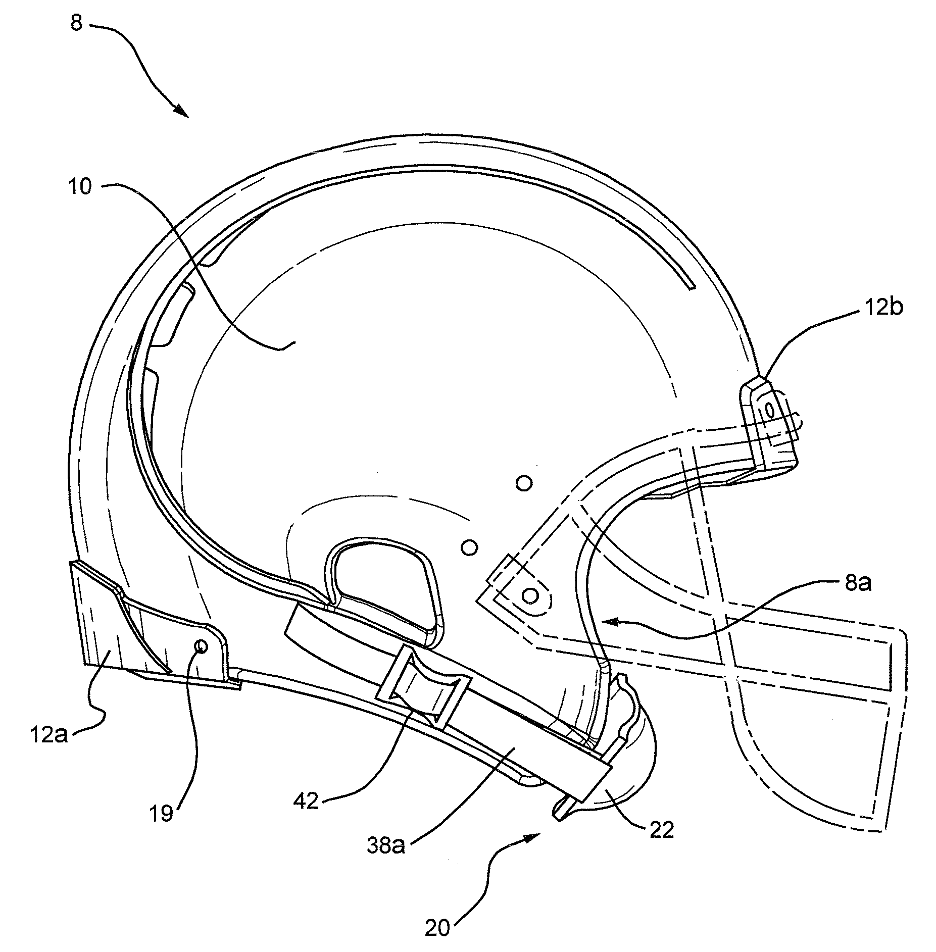 Headgear securement system