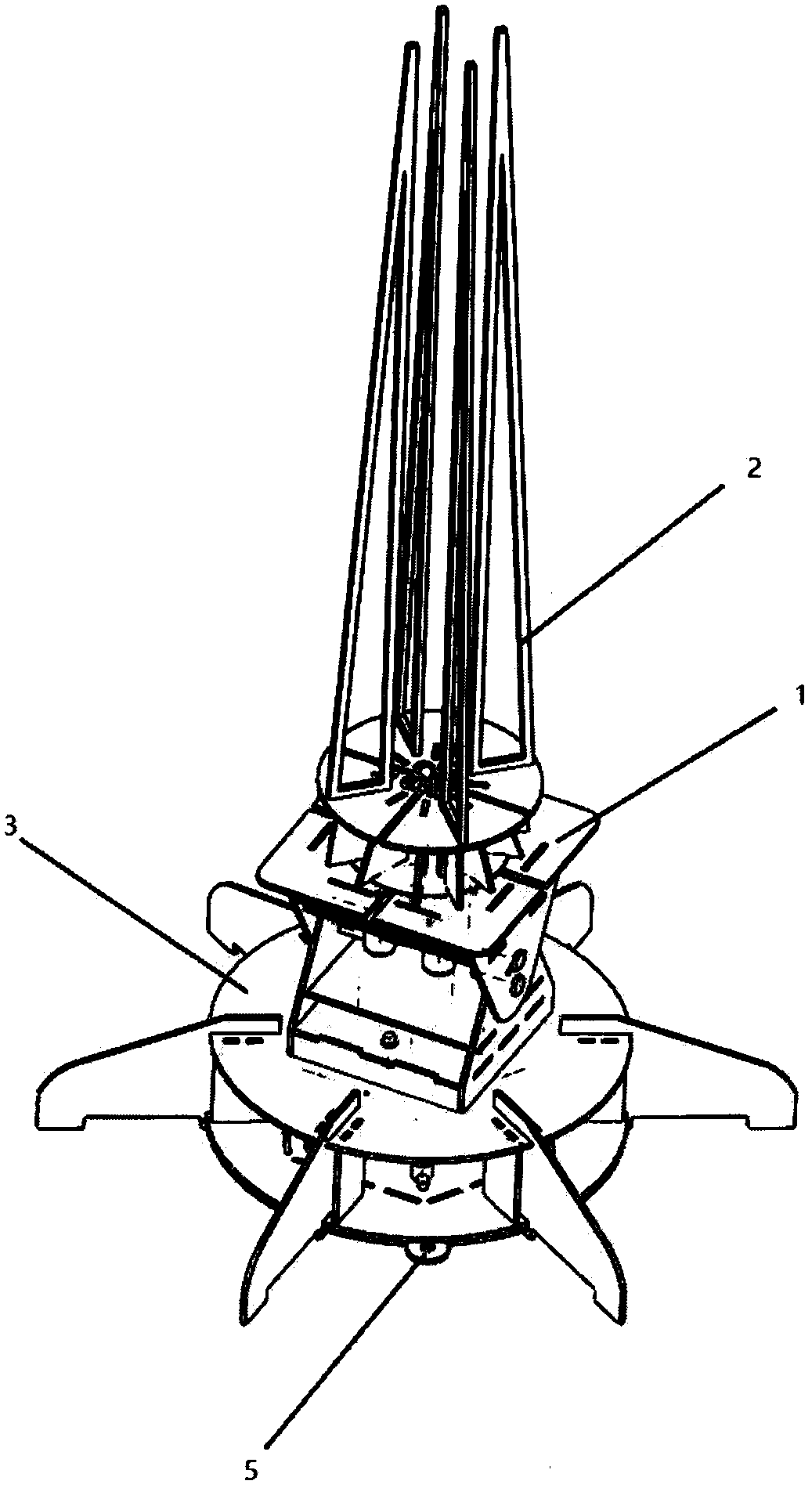 Stable and detachable model rocket launcher