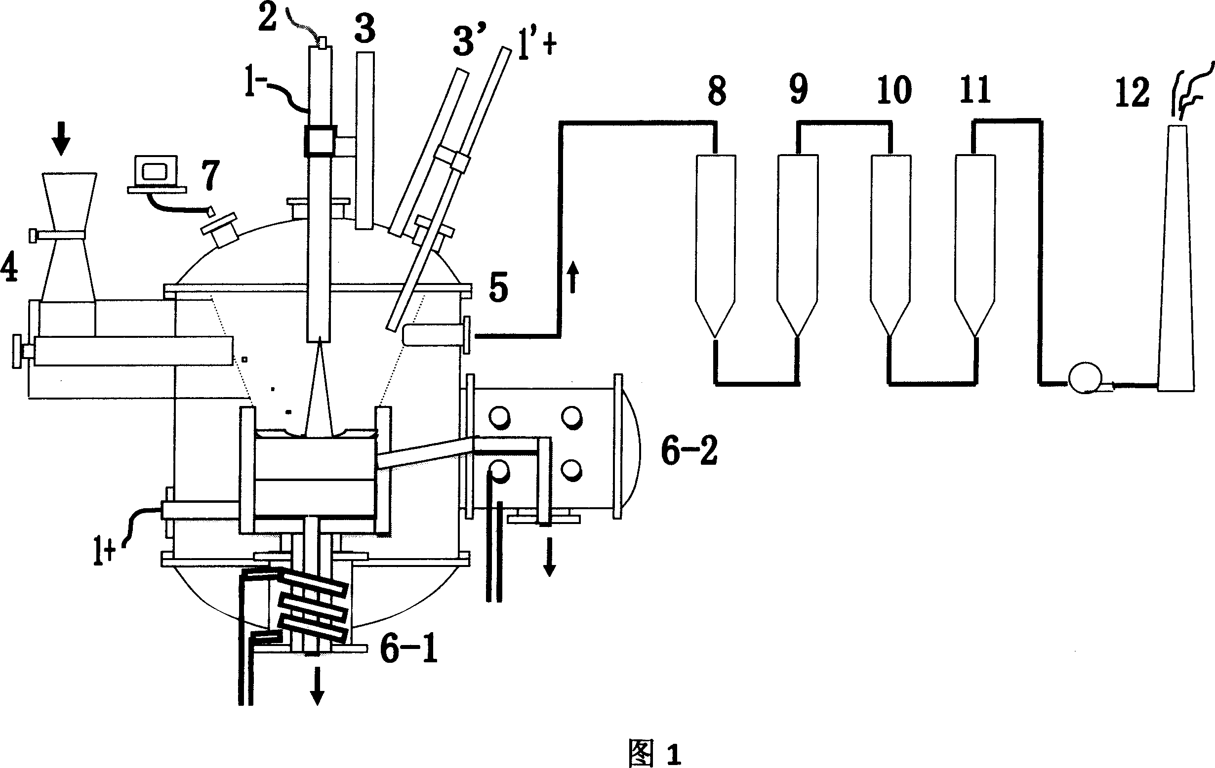 Poisonous waste treating method and special apparatus