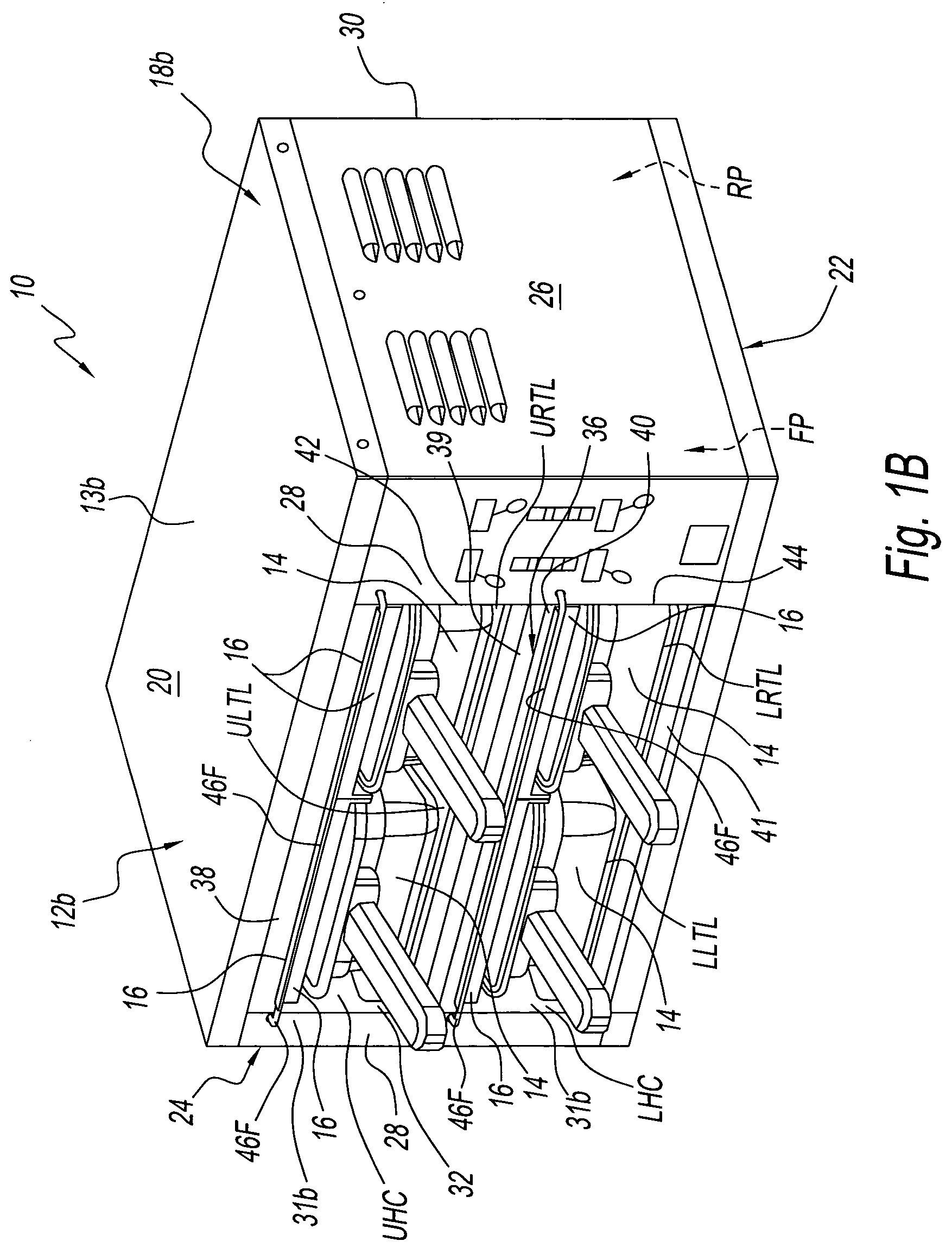 Food holding cabinet with removable tray covers