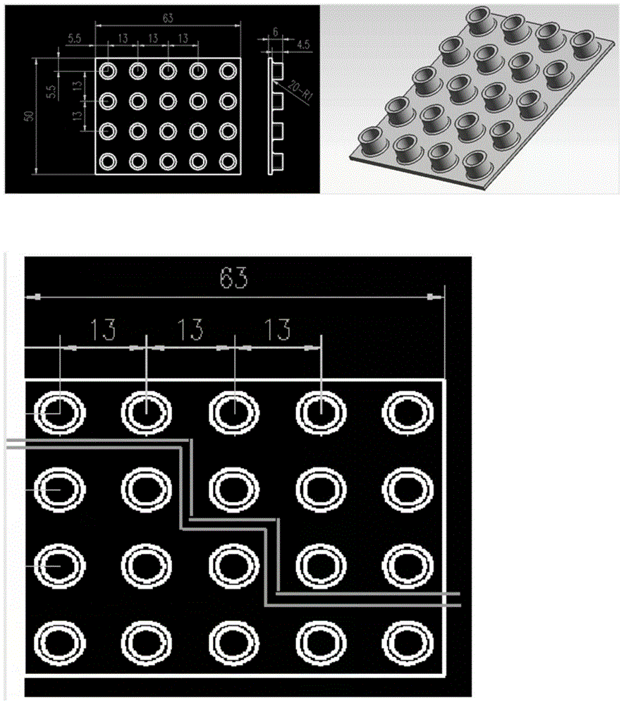 Track wire distribution scheme