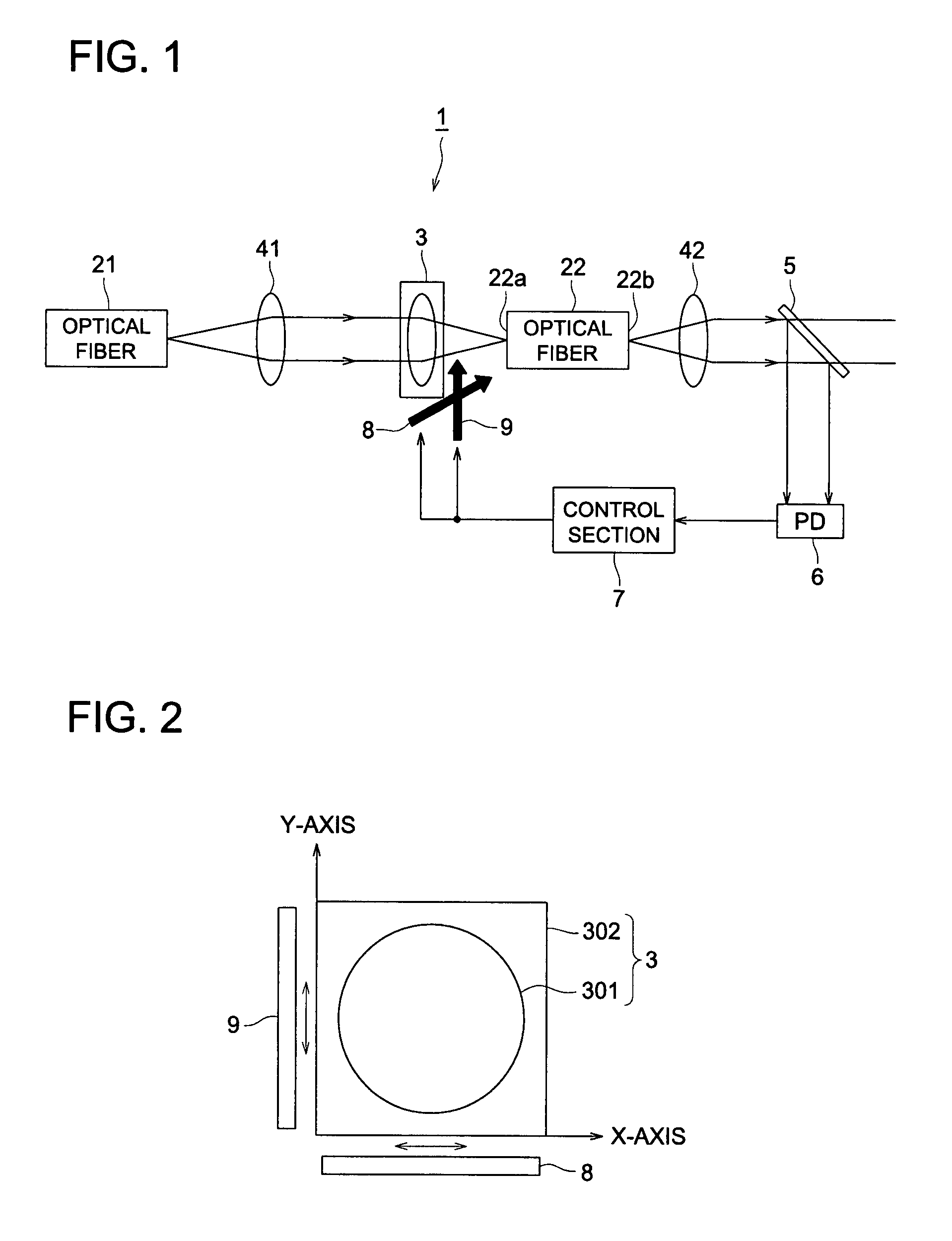 Laser optical device and control method of actuator