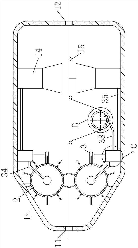 Textile fabric rapid carding equipment and working method thereof