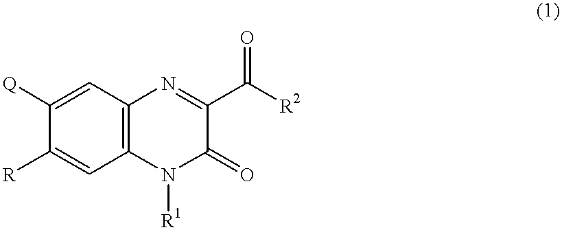 6,7-asymmetrically disubstituted quinoxalinecarboxylic acid derivatives, addition salts thereof, and processes for the preparation of both