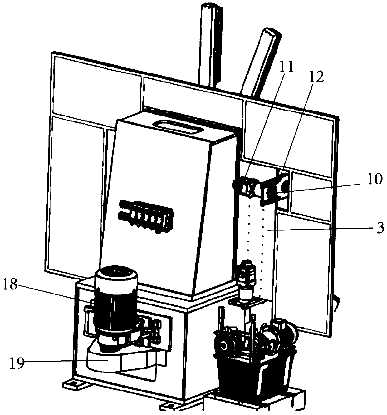 Rolling machine for wheel rim