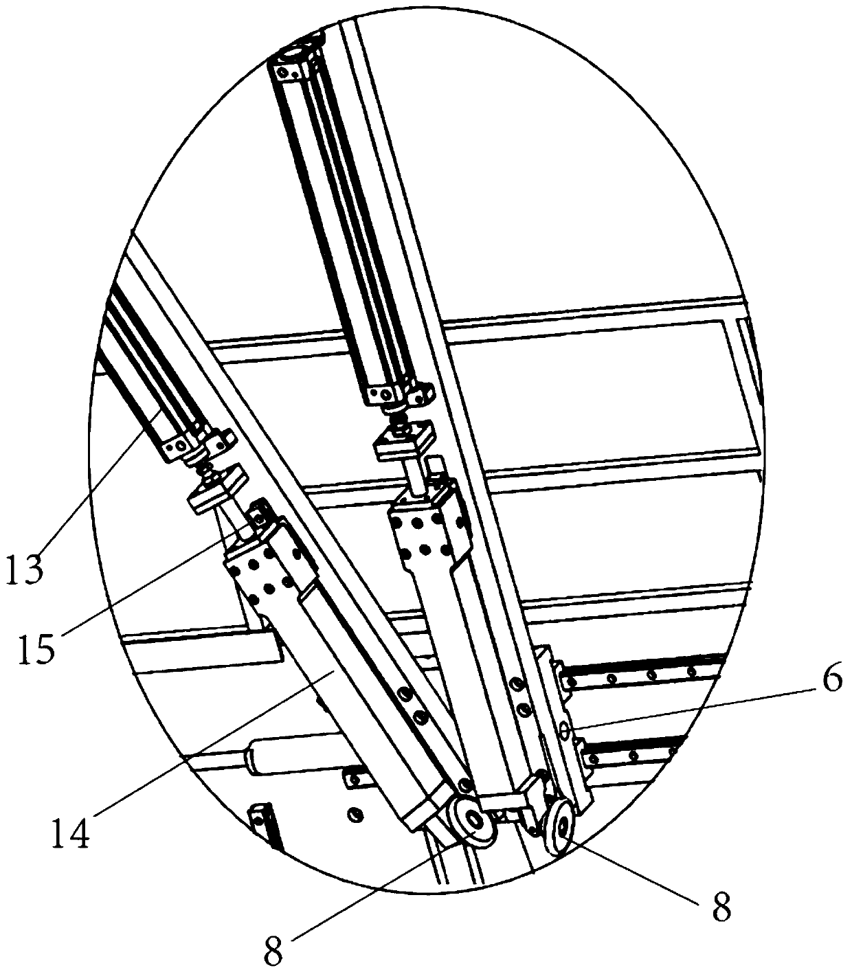 Rolling machine for wheel rim