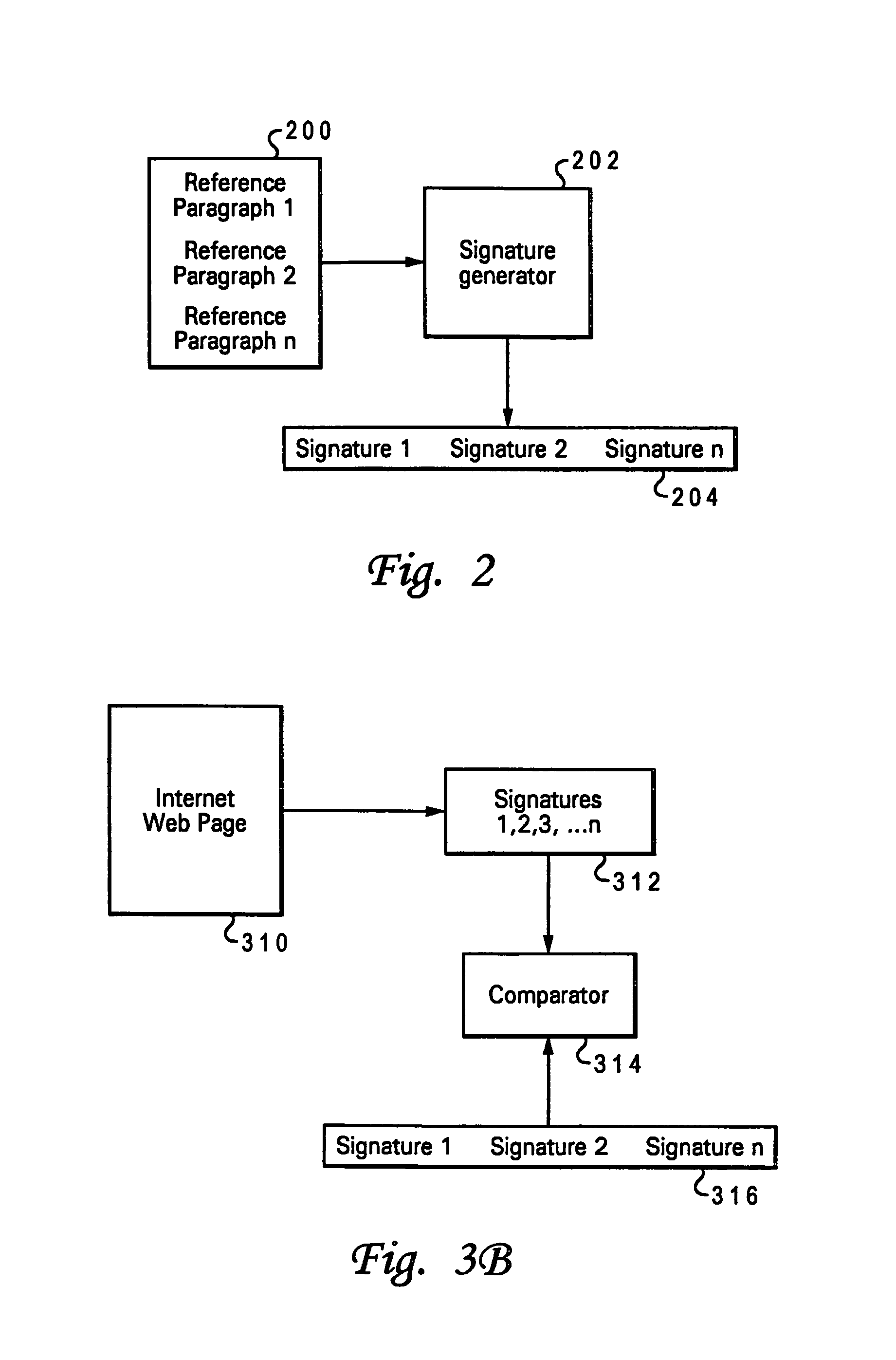 Detecting copyright violation via streamed extraction and signature analysis in a method, system and program