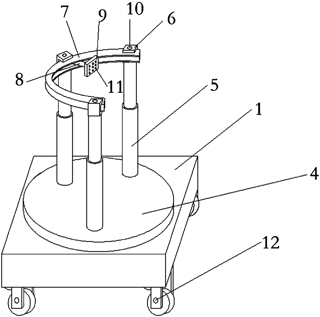 Camera moving device special for photographing