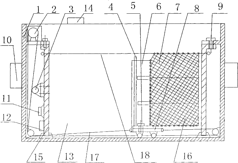 Biological test device for fish behaviors