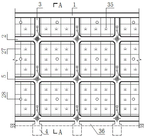 Anchorage structure and construction method of active ventilation and cooling self-restoring slope in cold area