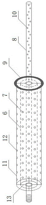 Anchorage structure and construction method of active ventilation and cooling self-restoring slope in cold area