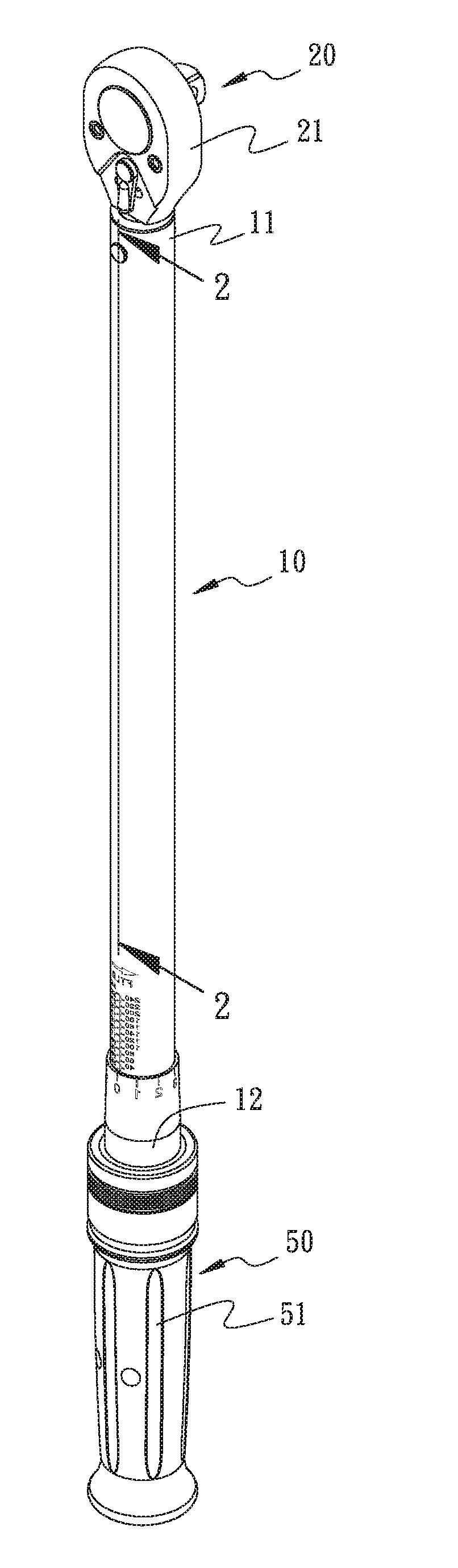 Torque wrench structure