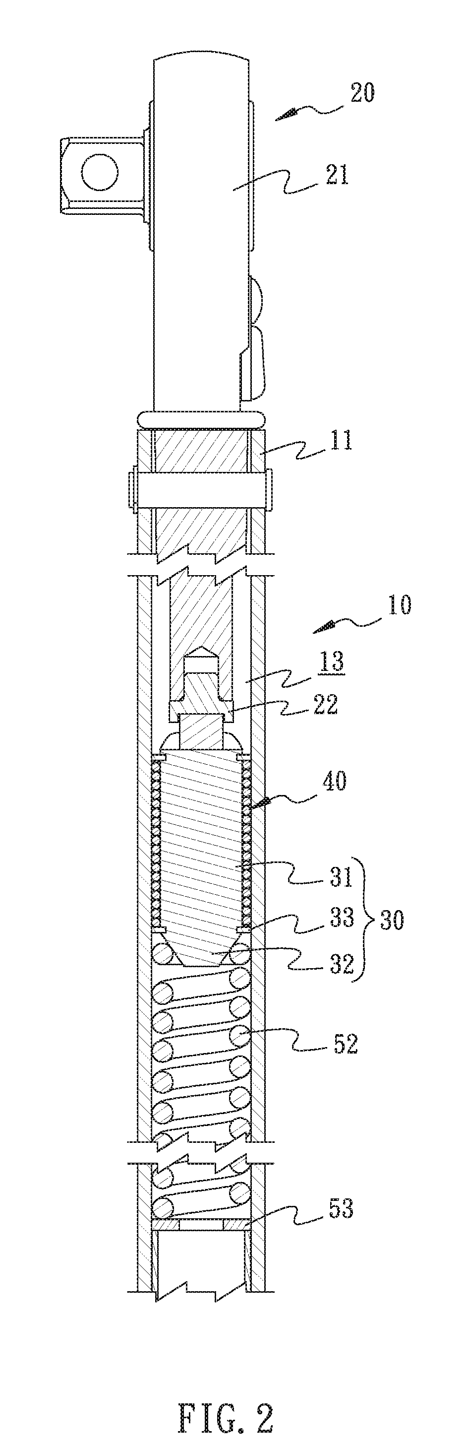 Torque wrench structure