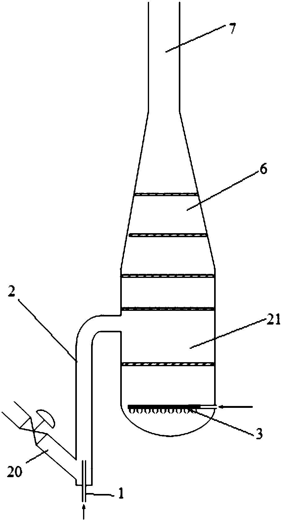 Circulating fluid bed reaction device for preparing olefin from alkane through catalytic dehydrogenation or catalytic cracking