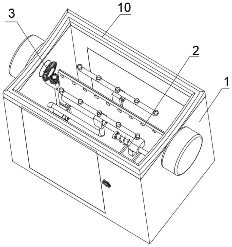 High-temperature roller scraping tool