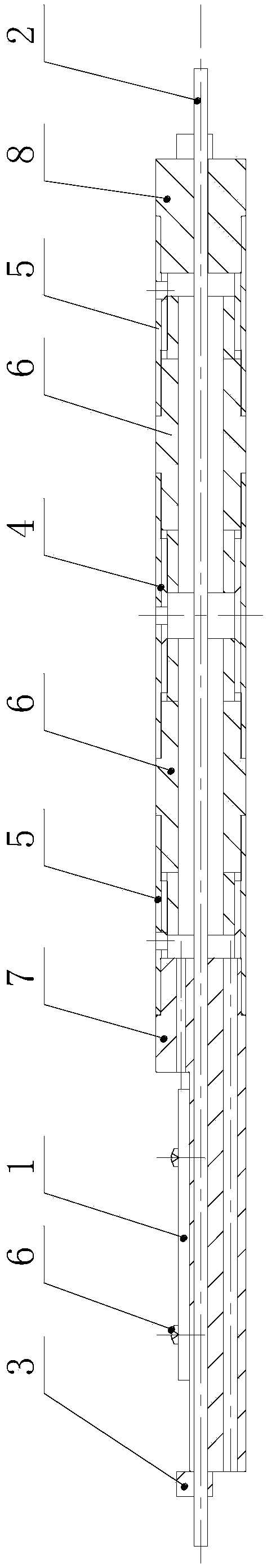 Capacitive sensor for detecting material level of grain dryer