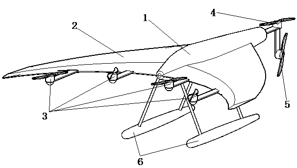 Vertical take-off and landing seaplane