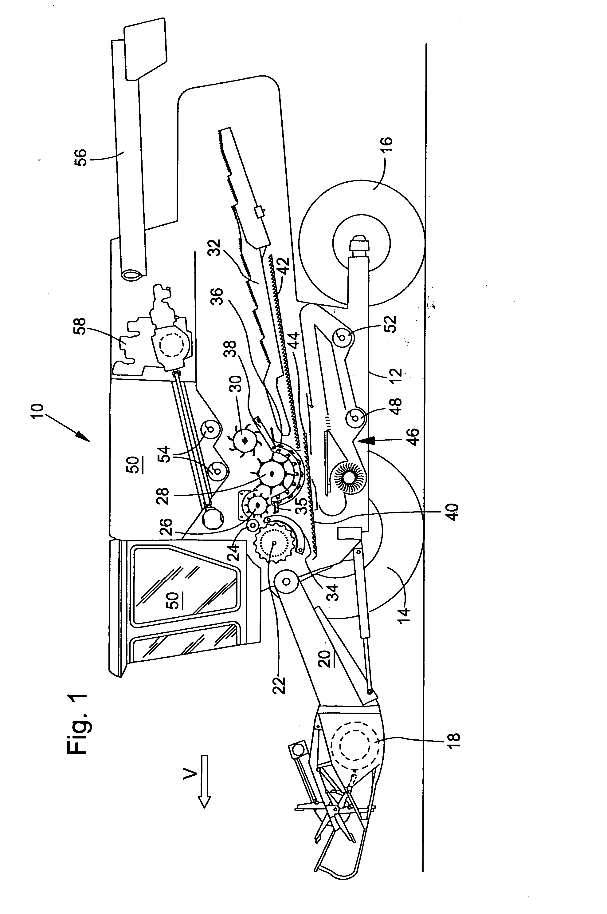 Grate between precleaner and sieve