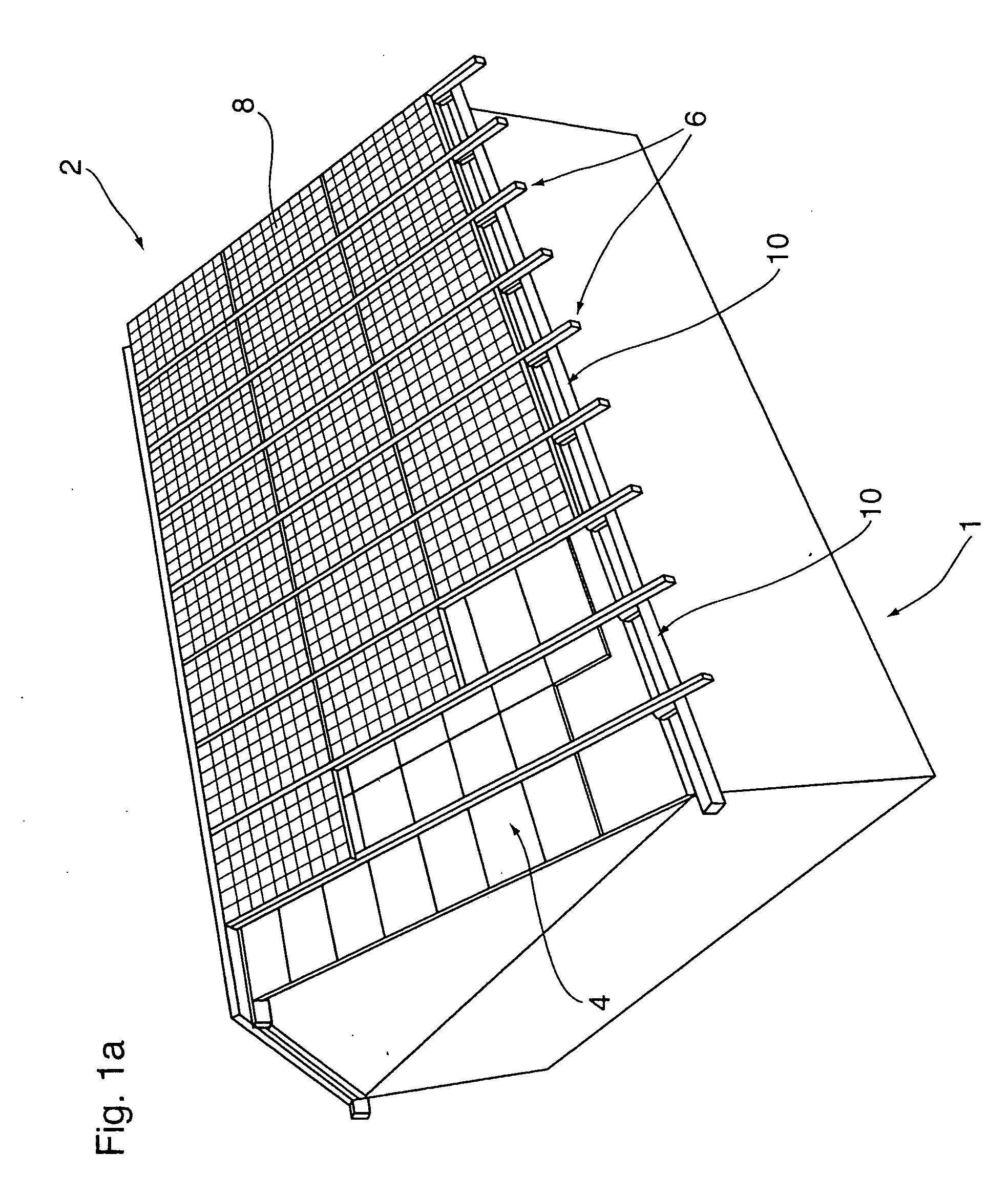 Solar panel roof surface