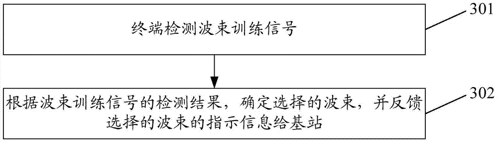 Wave beam recognition method, related device and system for MIMO beam forming communication system