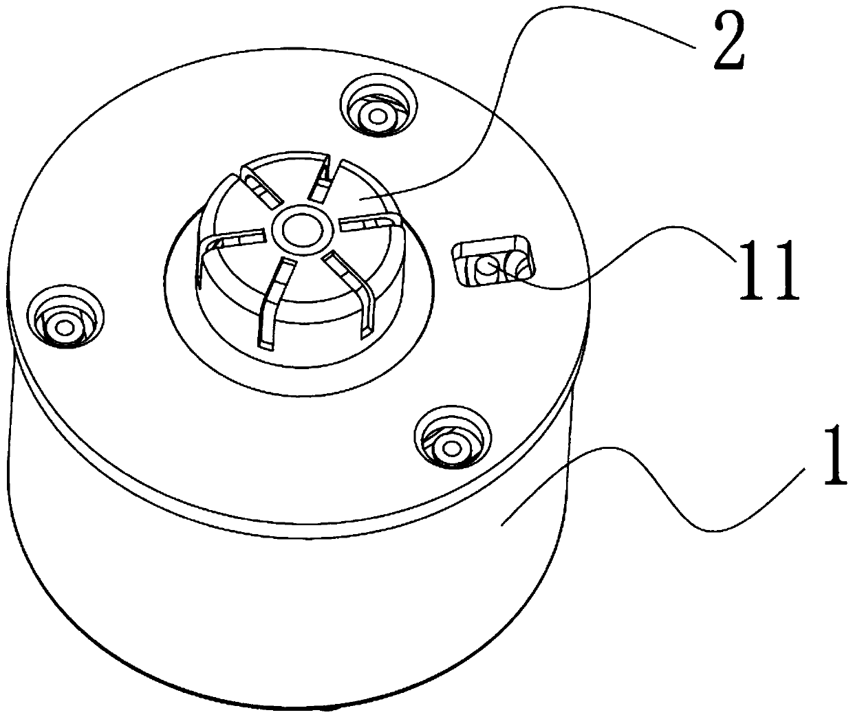 Solenoid valve and digester thereof