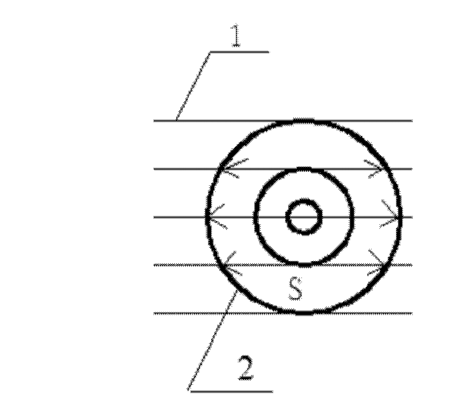 Device and method for rapidly measuring carbon black concentration in laminar flow diffusion flames based on parallel light