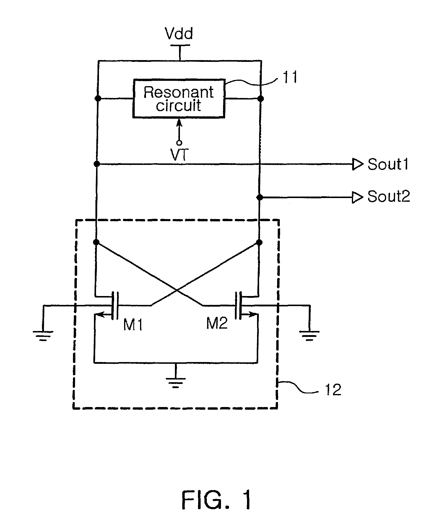 Voltage controlled oscillator with body of transistors bias control